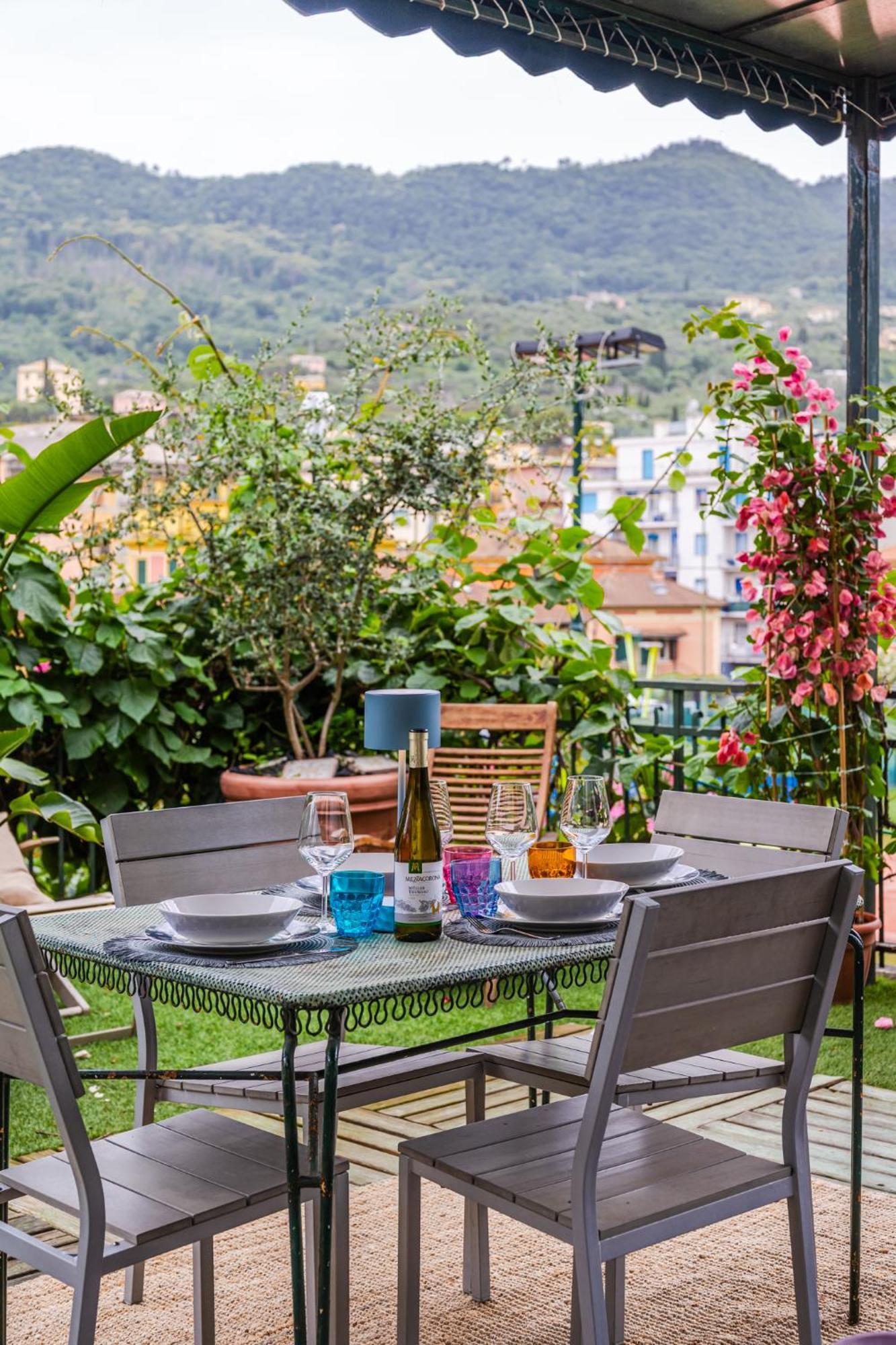 Terrazza Portofino Splendido Appartamento Con Piscina Idromassaggio - Parcheggio Gratis Santa Margherita Ligure Exterior foto
