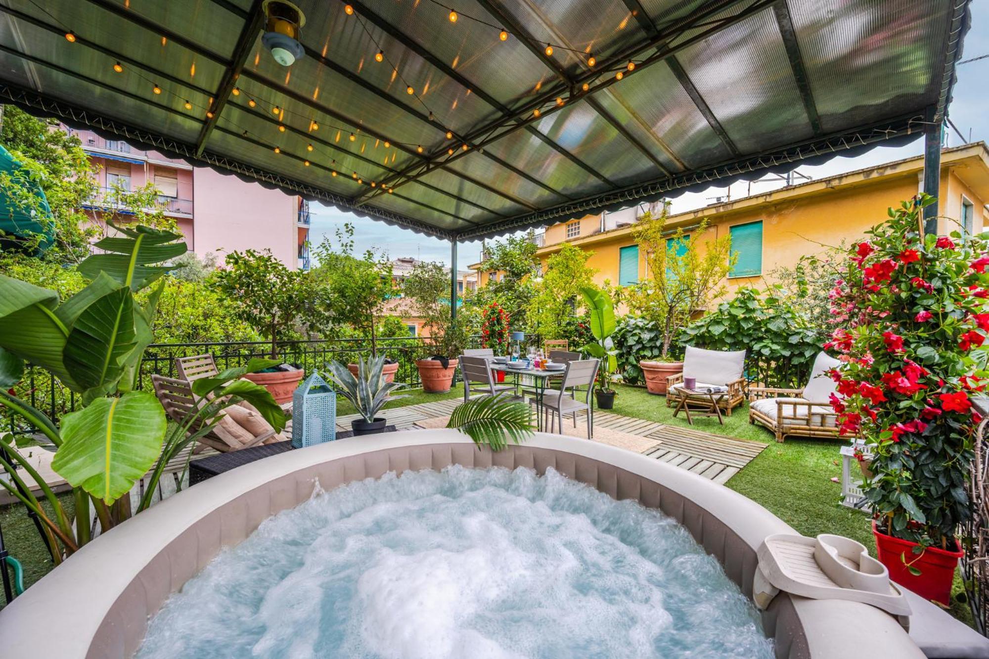 Terrazza Portofino Splendido Appartamento Con Piscina Idromassaggio - Parcheggio Gratis Santa Margherita Ligure Exterior foto