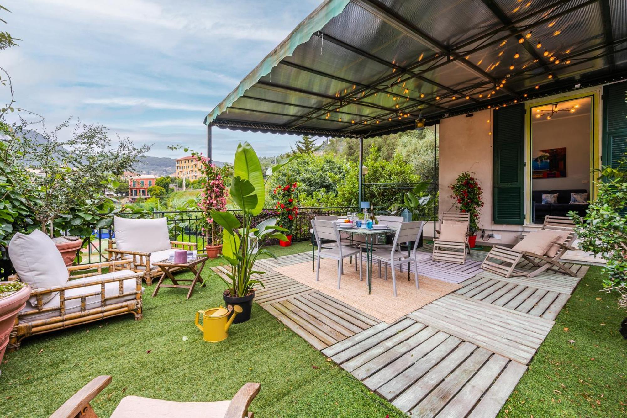 Terrazza Portofino Splendido Appartamento Con Piscina Idromassaggio - Parcheggio Gratis Santa Margherita Ligure Exterior foto
